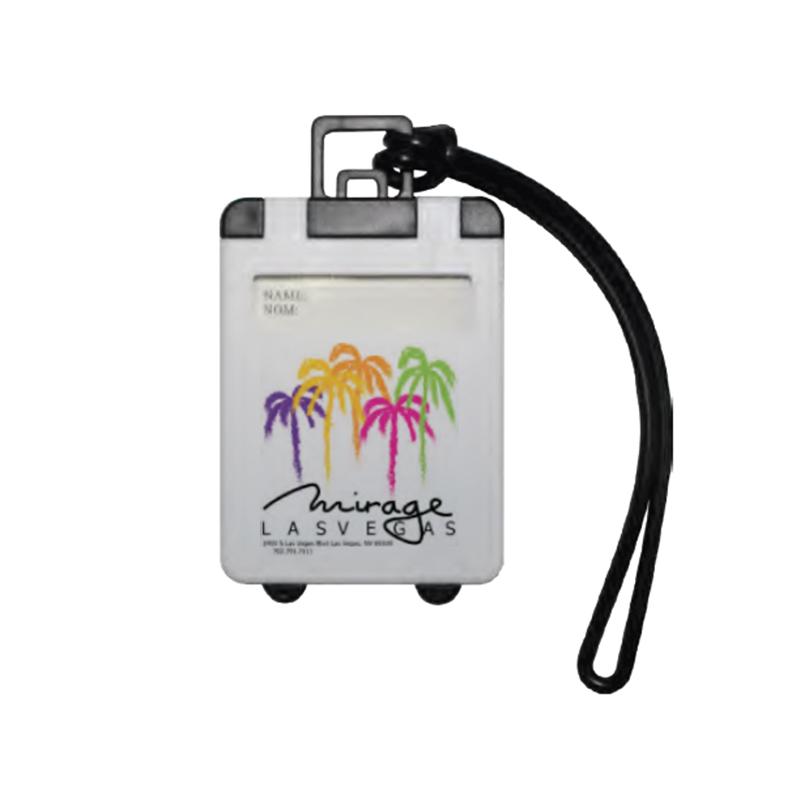 Luggage Tags - White with Logo